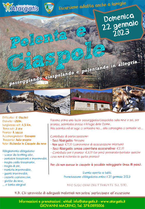 Neve, Ciaspole e Polenta