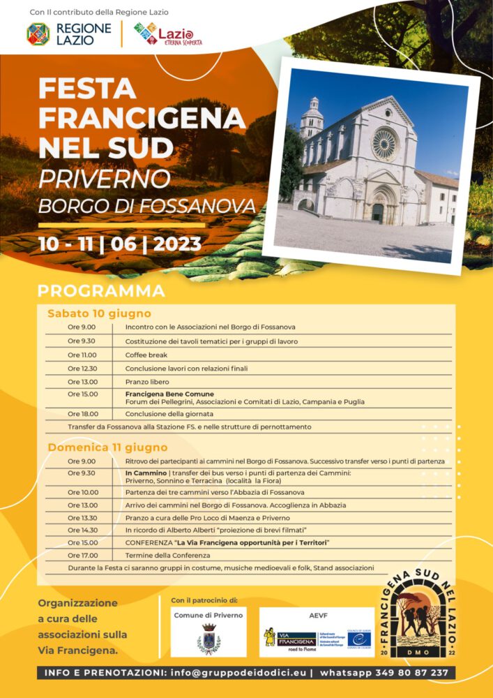 Festa della Francigena nel Sud