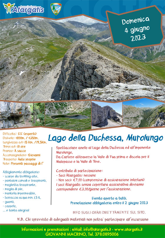 Lago della Duchessa e Murolungo