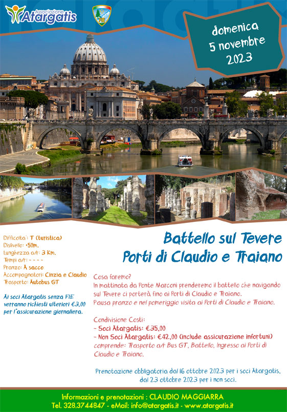 Battello sul Tevere