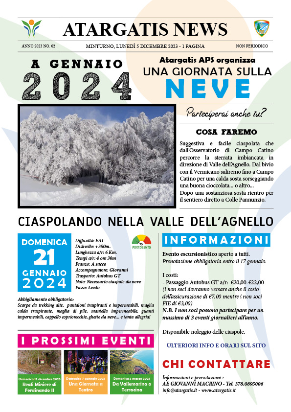 Ciaspolando a Valle dell'Agnello