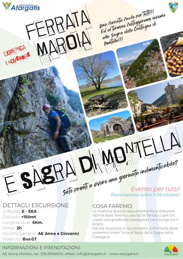 Ferrata Maroia e Sagra delle Castagne a Montella