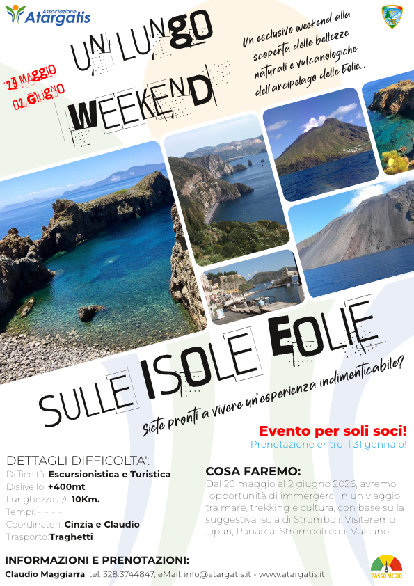 Weekend Lungo sulle Isole Eolie
