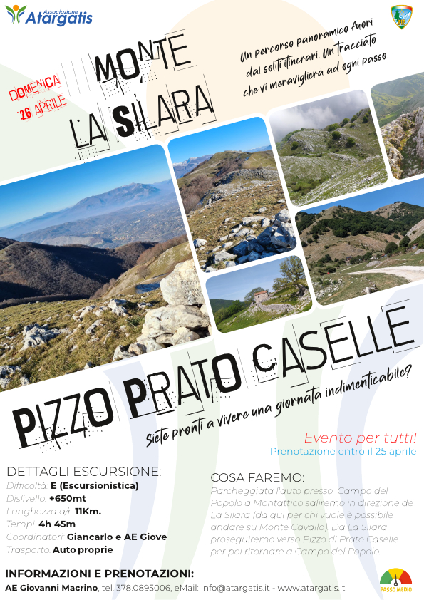 Monte La Silara - Monte Cavallo - Pizzo Prato Caselle